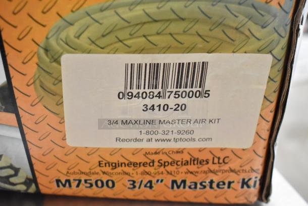 Box containing 3/4 Maxline Master Air Kit by Engineered Specialties LLC. Barcode: 094084750005, Model: 3410-20.
