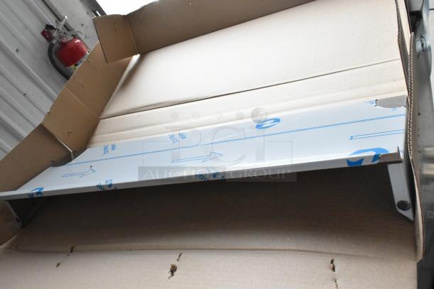 Southbend S361D 36" stainless steel range, new, scratch and dent condition, in loose packaging with protective film.
