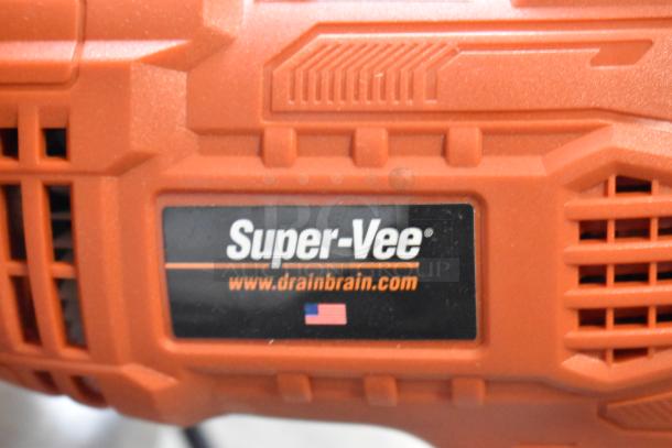 Brand new General NSV1A0579 Pipe Cleaner, minor scratches. Features "Super-Vee" label, made in USA.