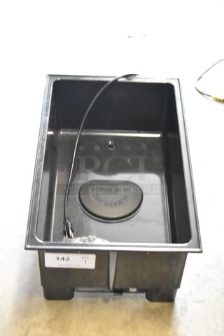 BRAND NEW Vollrath 3001D metal countertop food warmer, scratch and dent, 120V, 1 phase, with visible cord and item label.