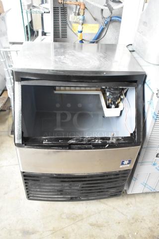 Manitowoc QY0134A Stainless Steel Commercial Undercounter Self Contained Ice Machine. - Item #1209821