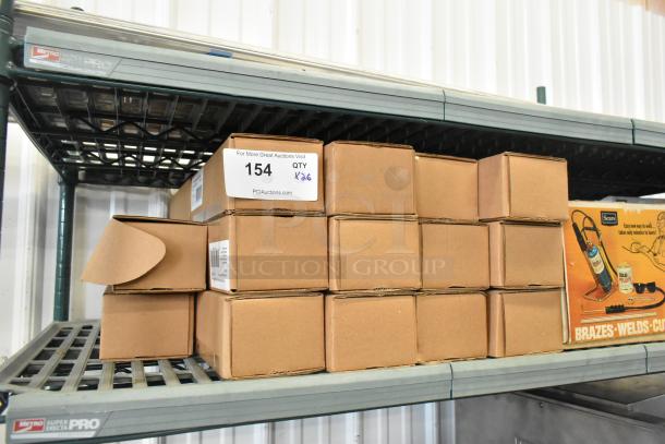 26 new Force of Nature spray bottles in boxes on shelf, auction lot 154, quantity 26.