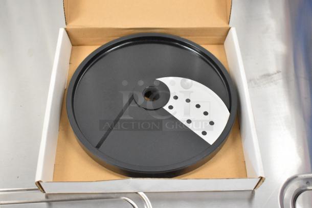 11 brand new Brunner Anliker food processor blades in box, premium quality.