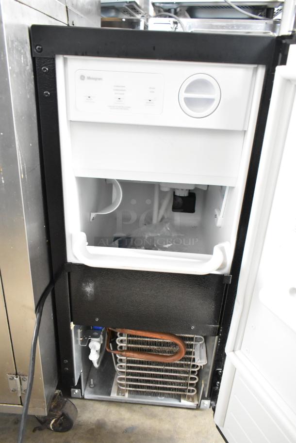 General Electric ZDIS15SSHRHA stainless steel ice machine, commercial self-contained, 115 volts, 1 phase, clean condition.