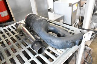 AvaMix 928IBMD10 10" immersion blender, medium-duty variable speed, 120V, black handle, stainless steel shaft, used condition.