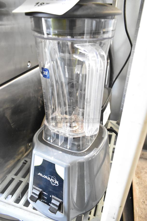 Brand new AvaMix 928BL2T64 2 hp commercial blender with toggle control, 64 oz. Tritan container, 120 volts, slight scratch and dent.