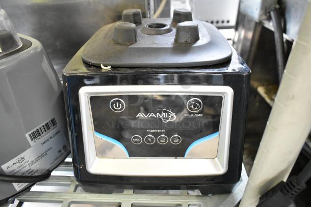 2020 AvaMix Blender Base 928BX2100K, 120V, with control panel showing power and speed settings. Used condition.