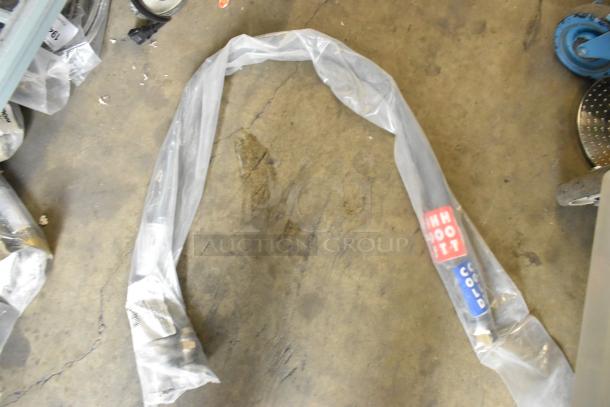 Brand new Dormont W75BP2Q60 water connector hose, 60" x 3/4", with 2-way quick disconnect, in original packaging.