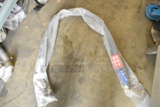 Brand new Dormont W75BP2Q60 water connector hose, 60" x 3/4", with 2-way quick disconnect, in original packaging.