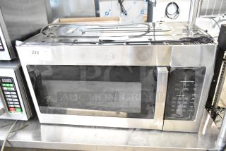 2025 GE JVM3160RF9SS Stainless Steel Microwave, brand new scratch and dent, 120V, 1 phase, visible control panel.