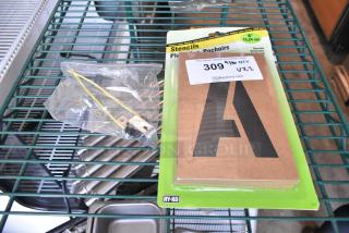 Stencil pack labeled HY-KO, 6-inch letters, with a sealed unit in plastic bag. Auction label states "2x your bid."