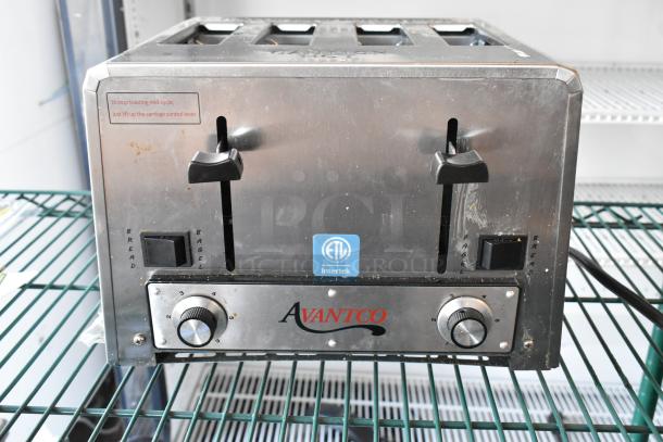 BRAND NEW Avantco 184THD27208 Commercial Toaster, 4-Slice, Wide Slots, 208V, Medium-Duty, Scratch and Dent, ETL Certified.