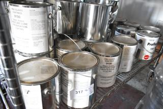 22 Pro Guard chemical cans, includes 9100 Super Armor Coating, Proflex 1501 Part A. High-grade preservation products.