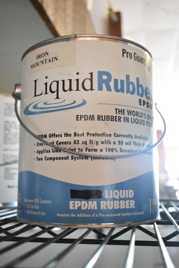 13 Pro Guard chemicals, including Iron Mountain EPDM Liquid Rubber, XP1219 Primer Part B, 1500 Hardener Part B.