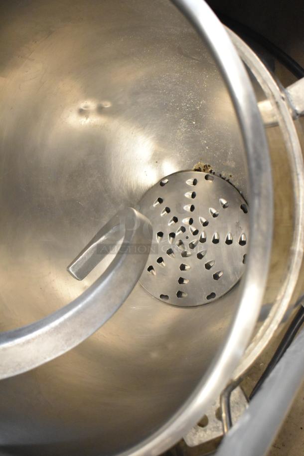 2021 Precision HD-60 commercial 60 qt dough mixer with mixing bowl, guard, and attachments, 220V, 3-phase.
