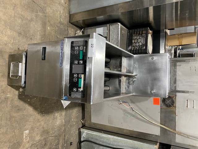Standard 2-bay gas floor fryer