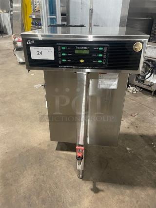 Curtis ThermoPRO Series Commercial Stainless Steel Electric Powered Countertop Twin Automatic Thermal-Server Coffee Brewer! With Hot Water Dispenser! Model: TP2T10A3100! 220V 1 Phase! On Legs! - Item #1209705