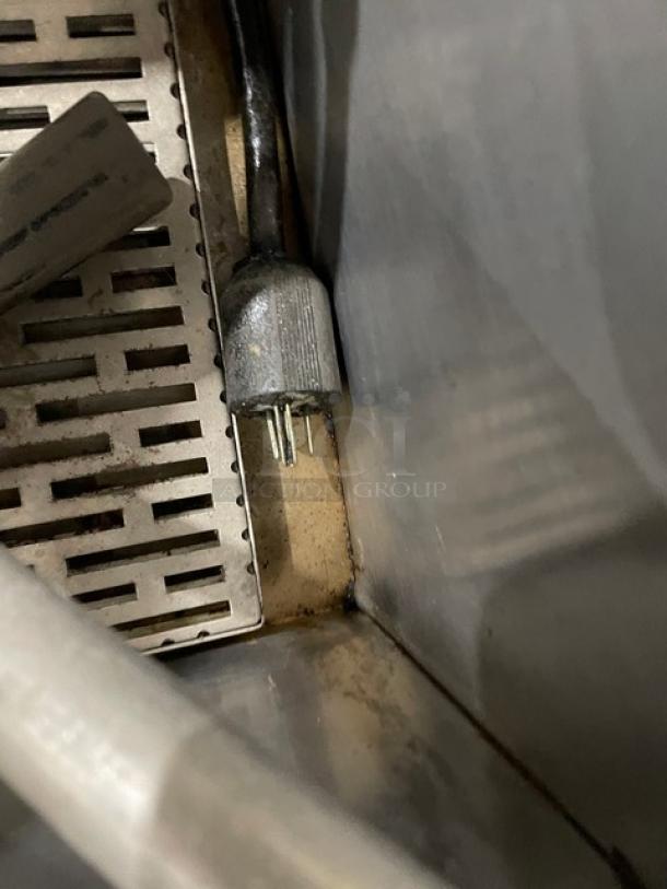 RF Hunter HF130 Filtrator oil filtration system, stainless steel, electric powered, 110-115V, serial number 19092, on casters.