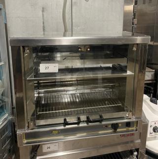 Equipex Sodir Series Commercial Stainless Steel Electric Powered Countertop Rotisserie Roaster Oven/Warmer! Model: RBE4 SN: GA906203! 208/240V! - Item #1209708