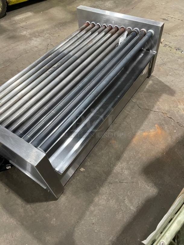 Star 50SCE Grill-Max Pro Series, stainless steel, electric hot dog roller grill, holds 50 hot dogs, 2018 model.