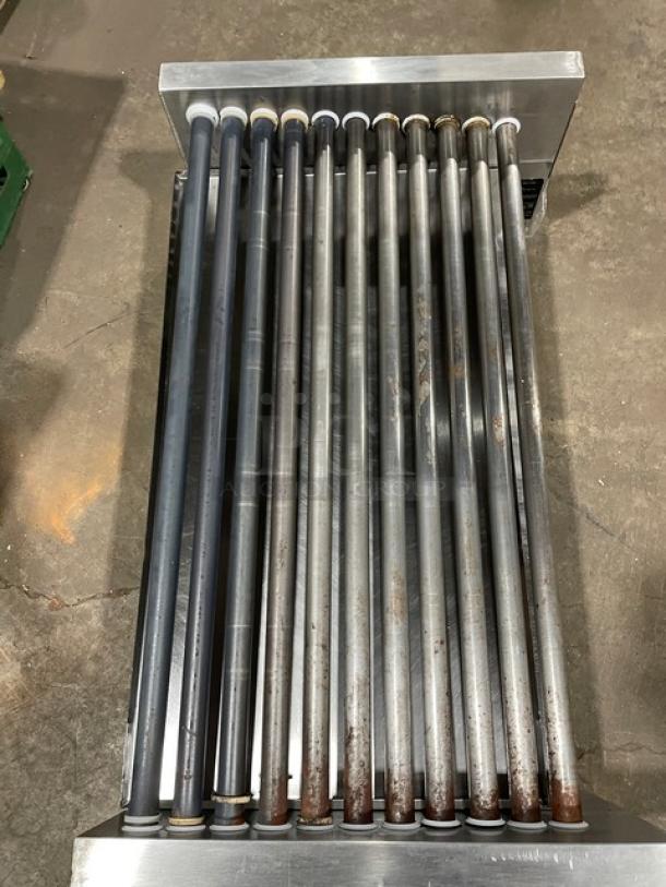 Star 50SCE Grill-Max Pro hot dog roller grill, stainless steel, 50-dog capacity, 2018 model, electric, countertop, used condition.