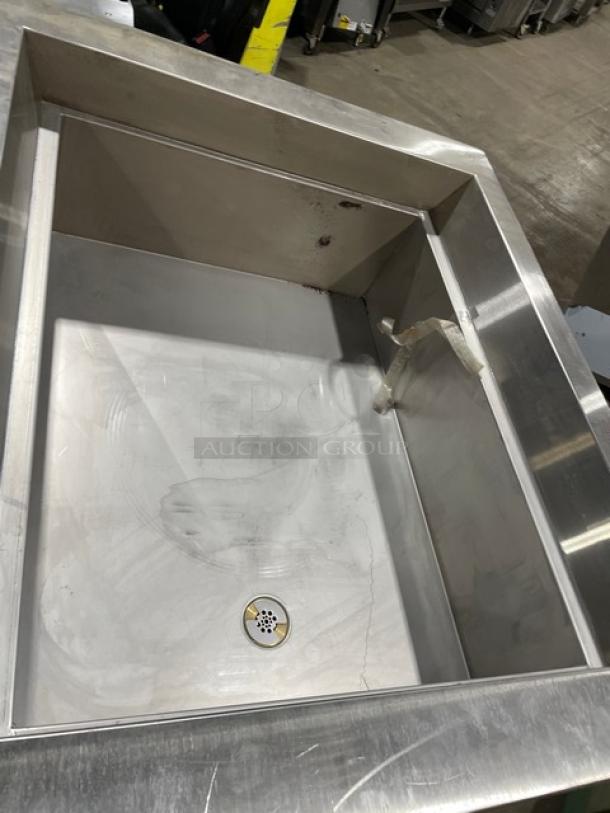 Hatco CWBX2 single-well stainless steel refrigerated drop-in cold unit, electric-powered, 120V, used condition.