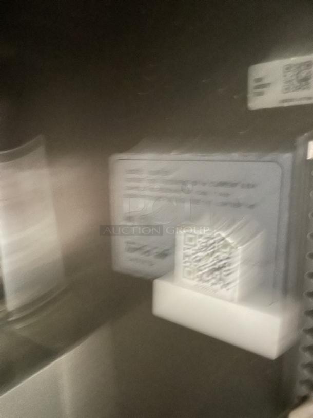 Turbo Air M3 Series stainless steel single door undercounter refrigerator; QR code and labels visible on door.