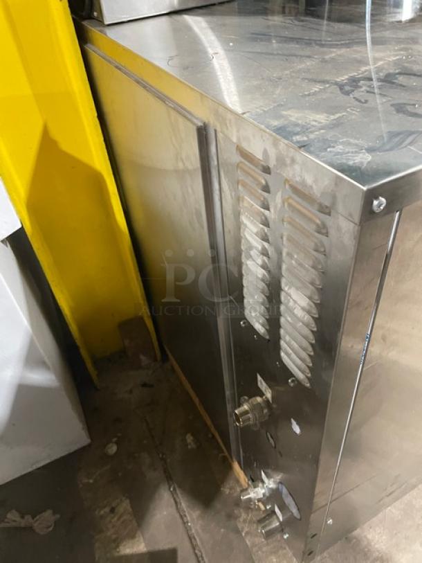 New Alto-Shaam Prodigy Pro Series stainless steel 8-pan combi oven. Model CTP7-20E, 440-480V, electric, digital controls.