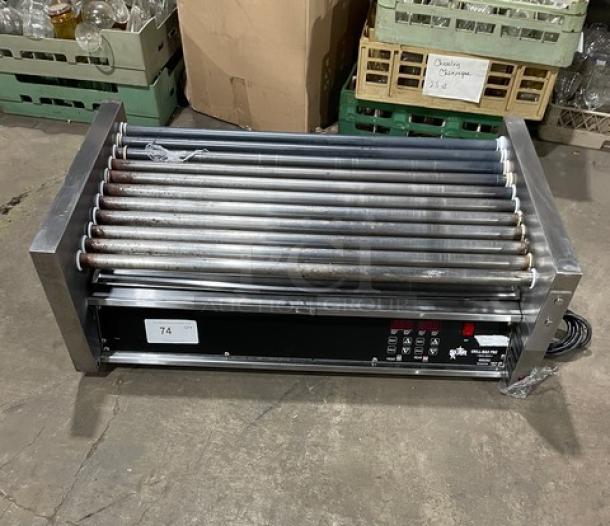 Star Grill-Max Pro Series 50SCE Hot Dog Roller Grill, 2018 model, stainless steel, electric, holds 50 hot dogs, excellent condition.