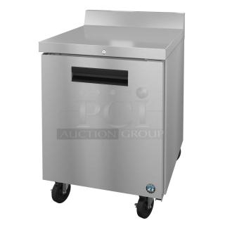 BRAND NEW Hoshizaki WR27B stainless steel single door work top cooler. 115V, 1 Phase. In original box, pristine condition.