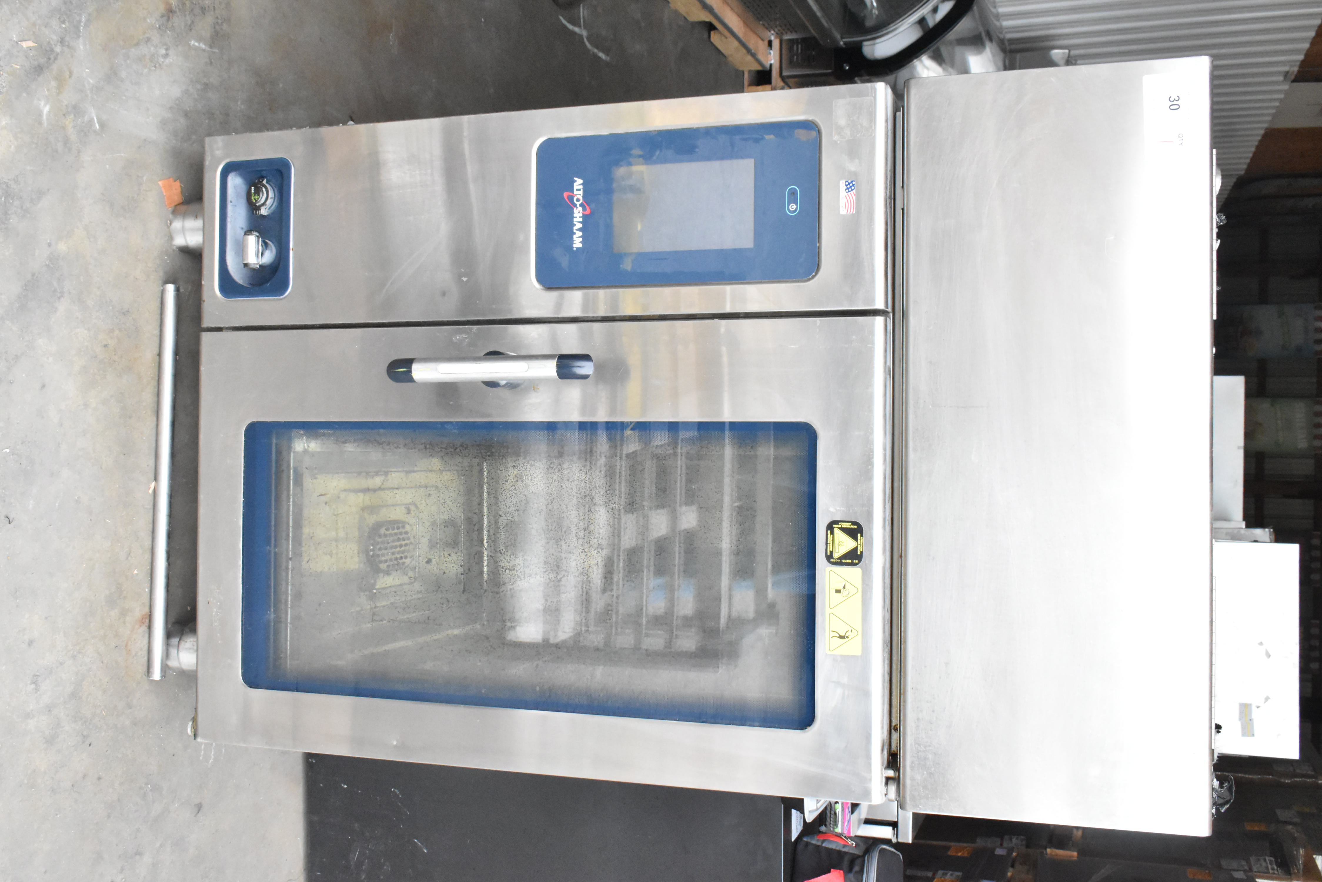 Alto-Shaam CTP10-10EVH combi oven with ventless hood
