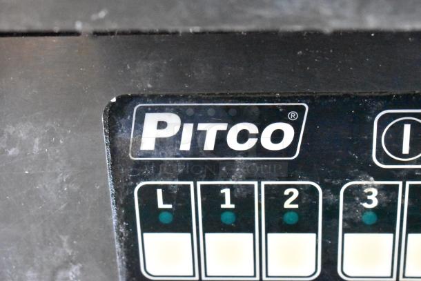Pitco Frialator SSH75 control panel with logo, showing settings for fryer operation.