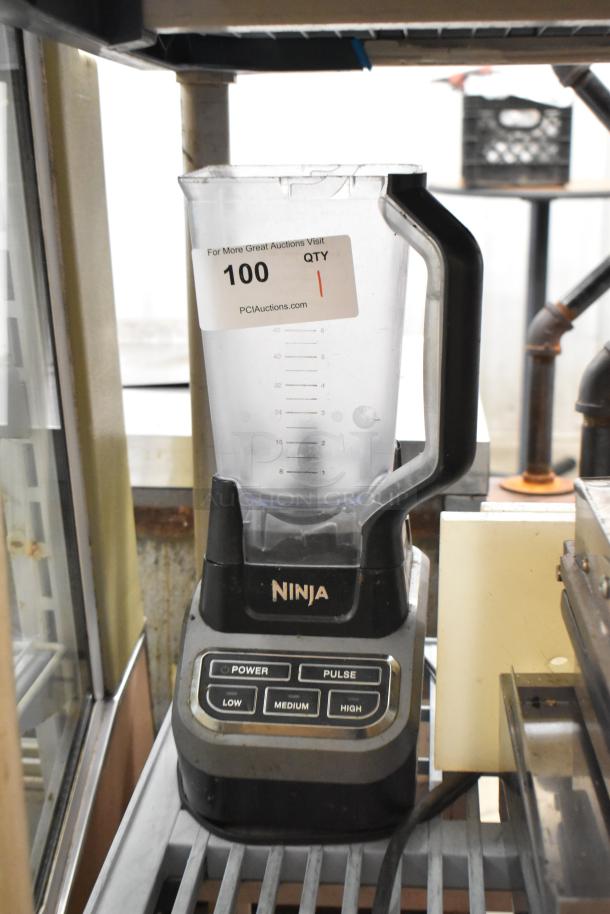 Ninja BL610 Blender with pitcher, no lid, 120 volts, 1 phase; in good condition with visible control panel and handle.