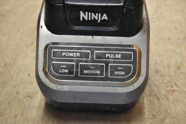 Ninja BL610 blender base with controls visible. No lid or pitcher. Used condition, 120 volts, 1 phase.