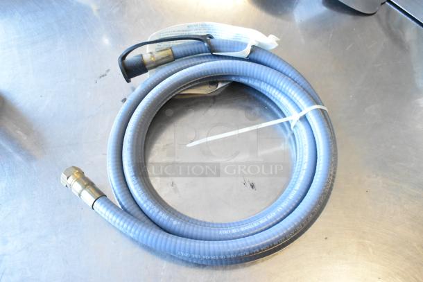 Lot of various items includes 3 metal legs, a universal gas hose, and a universal TV mounting hardware pack.