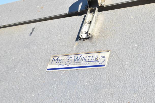 Mr Winter Walk-In Box with Heatcraft TA55AF Evaporator. Features 115 Volt, 1 Phase fan. Brand label visible.