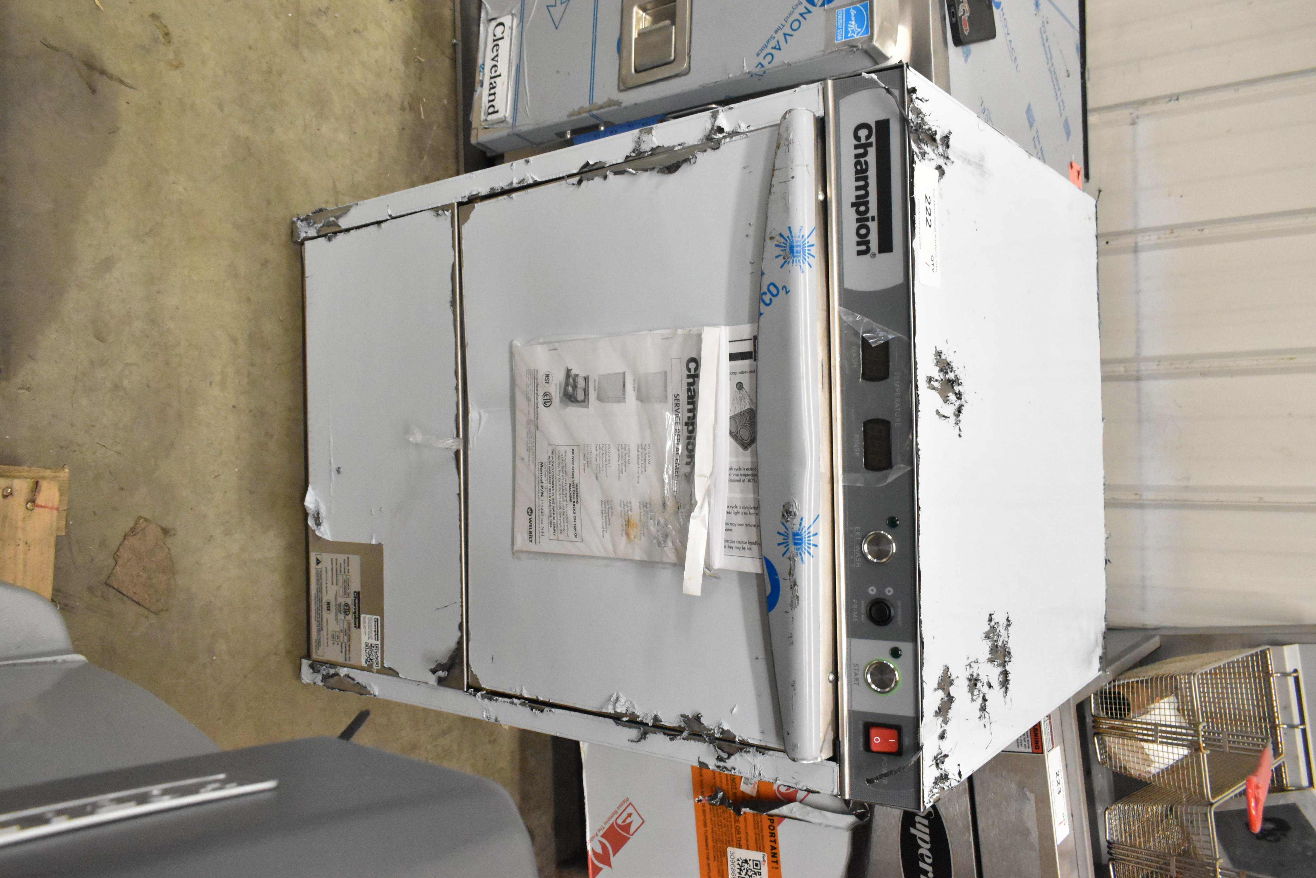 Champion undercounter commercial dishwasher brand new scratch and dent