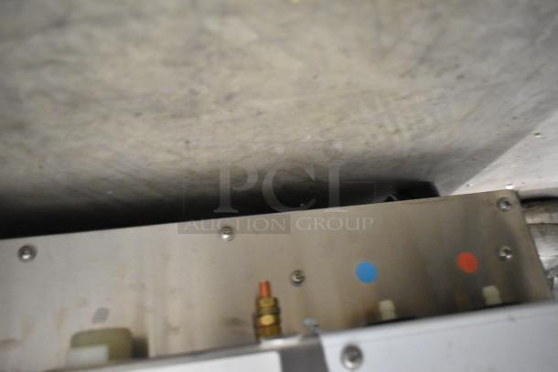 Stainless steel Blodgett BLCP23E combi convection oven, new scratch and dent condition, 208/230-240V, 3-phase.