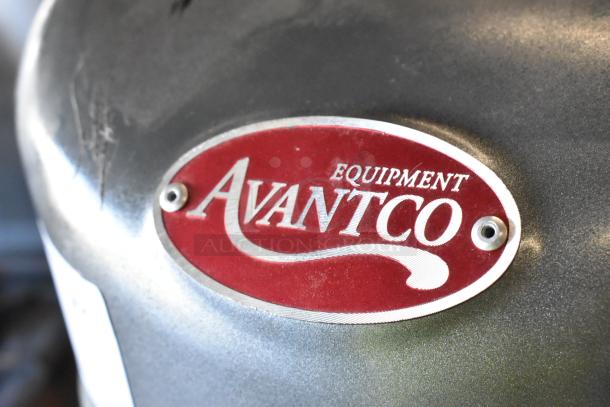 Avantco MX40H metal commercial mixer, red label; 40-quart capacity, includes mixing bowl, attachments, 240 volts, 1 phase.