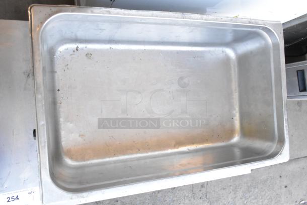 CAC ELFW-1200 stainless steel food warmer, 120 volts, 1 phase. Used condition with visible wear.