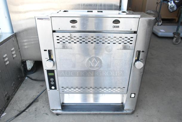 Prince Castle CTS-WS stainless steel commercial vertical toaster, 120V, 1 phase. Includes heel and crown slots.