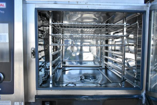 2 Rational iCombiPro LM100CE.AXXXX/LM100EE.AXXXX stainless steel commercial convection ovens, 2020, electric, 440/480V, 3-phase.