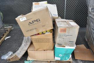 18 BRAND NEW SCRATCH AND DENT! Items Including Masking Tape, Table Lamp, Sink, Stoneware Plates. See Description for Details. 18 Times Your Bid! - Item #1213543