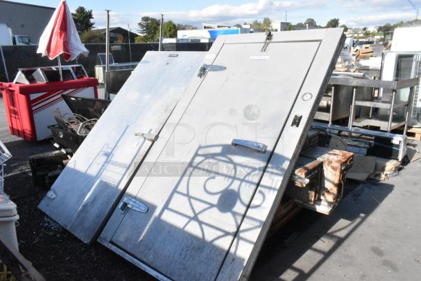 Mr Winter Walk-In Box with Heatcraft TA55AF evaporator fan and Tecumseh compressor, in used condition.