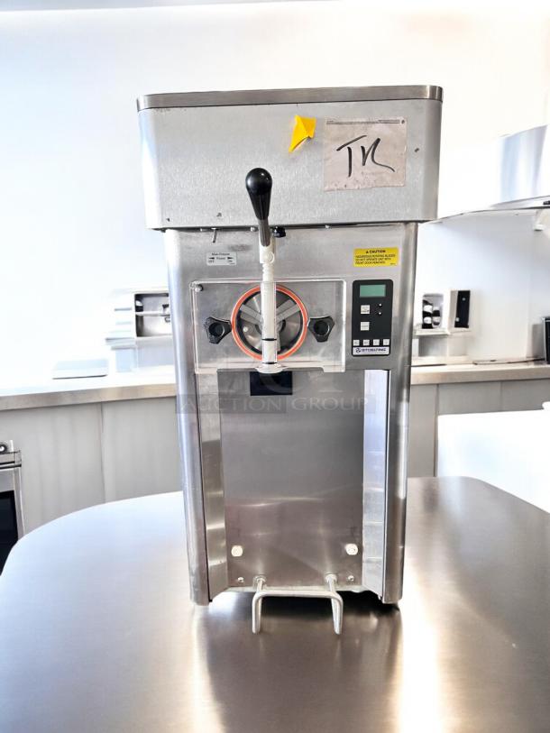 Stoelting F111-38ID single flavor soft serve machine, pristine condition, stainless steel, 115V, fully tested, countertop model.