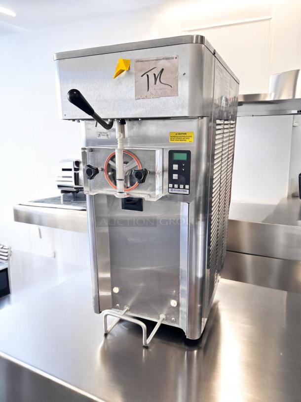 Stoelting F111-38ID single flavor soft serve machine, pristine condition, 115V, fully tested, countertop model.