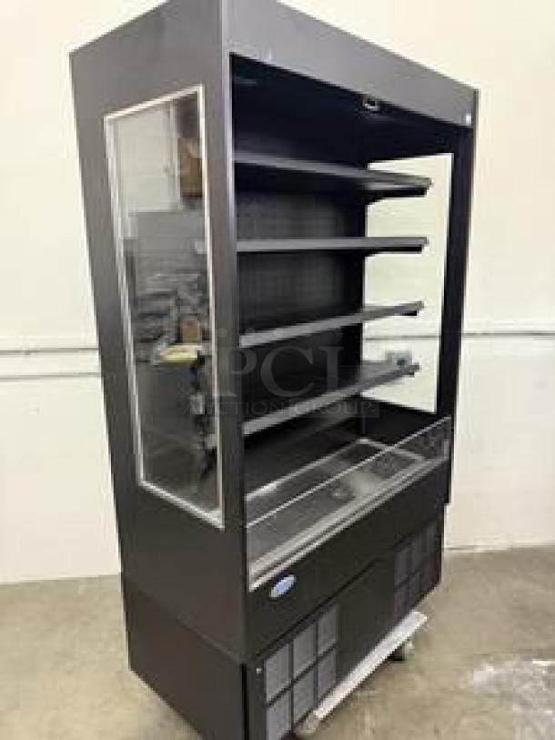 Federal Industries RSSL478SC open-air refrigerated merchandiser in great condition; fully tested and working.