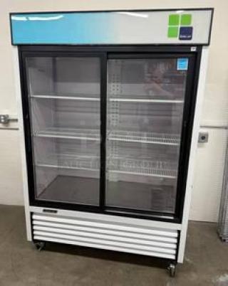 Beverage-Air Merchandiser Cooler, superb condition, sliding glass doors, 115V, fully tested and working, commercial use.