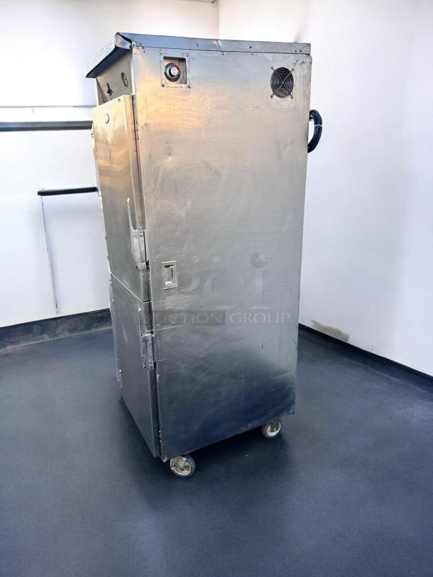 FWE TST-16-EPL Heated Holding Cabinet, 220V, stainless steel, on casters, outstanding condition, fully tested.