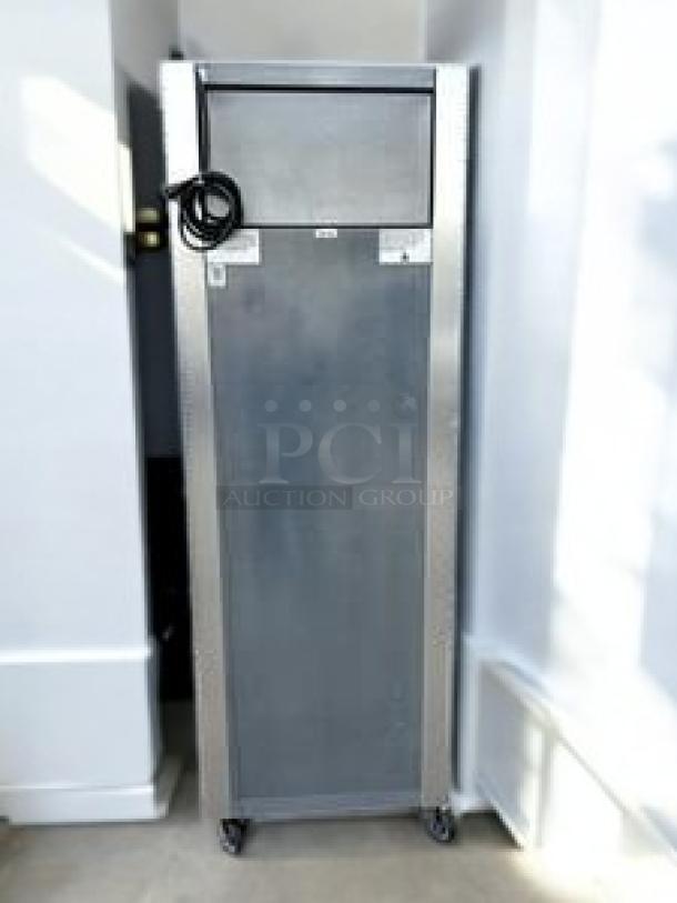 True T-23-HC single door reach-in refrigerator in great condition, 115V, stainless steel, fully tested and working.